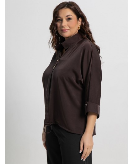 Блуза Серенада (шоколад) Б15134-24М