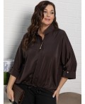 Блуза Серенада (шоколад) Б15134-24М