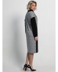 Платье Жанетта (черно-серое) П15128-18М