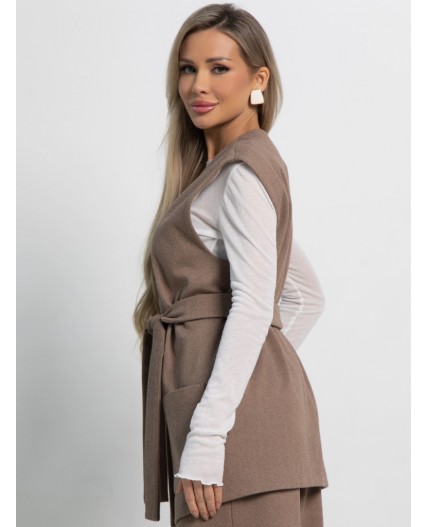 Жилет Заверши образ (бежевый) Б15145-16М
