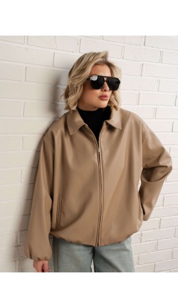 Куртка Поверь в мечту (бежевая) Б15154-7М