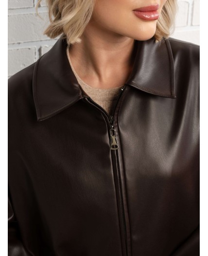 Куртка Поверь в мечту (коричневая) Б15155-7М