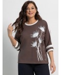 Блуза Джаз (шоколад) Б15171-4М