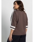 Блуза Джаз (шоколад) Б15171-4М