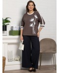 Блуза Джаз (шоколад) Б15171-4М
