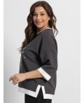Блуза Нукси (серая) Б15172-4М