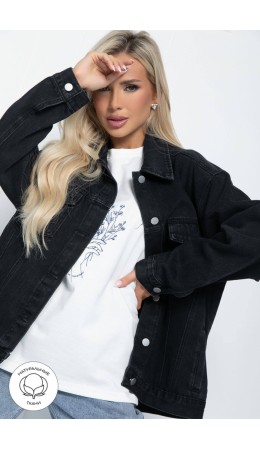 Жакет джинсовый Оклахома (черный) Б11268