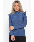 Блуза Синель (джинс) Б14994-50М