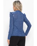 Блуза Синель (джинс) Б14994-50М