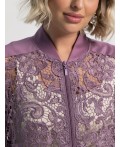 Жакет кружевной Индола (сиреневый) Б15325-3М