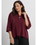 Блуза Серенада (бордовая) Б15135-24М
