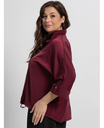 Блуза Серенада (бордовая) Б15135-24М