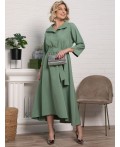 Платье Лорита (серо-зеленое) П15153-16М