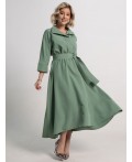 Платье Лорита (серо-зеленое) П15153-16М