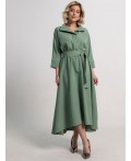 Платье Лорита (серо-зеленое) П15153-16М