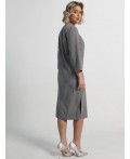 Платье Клодин (серое) П15178-4М