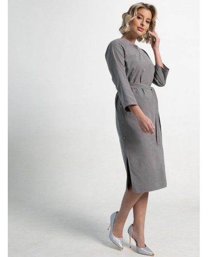 Платье Клодин (серое) П15178-4М