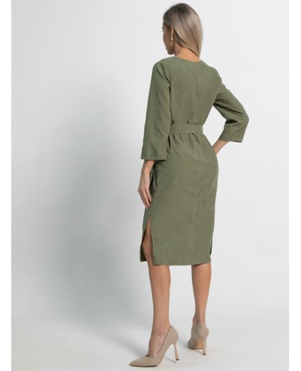 Платье Клодин (олива) П15179-4М