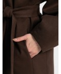 Пальто Мелания (горький шоколад) Б15185-5М