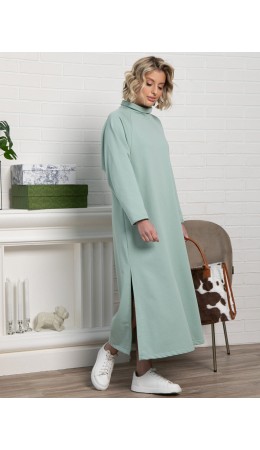 Платье Чувство комфорта (оливковое) П15199-14М