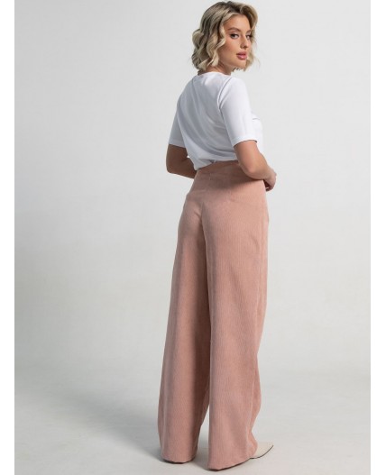 Брюки вельветовые Жанин (розовые) Б15205-10М