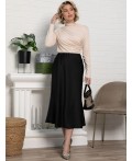 Юбка Фейри (черная) Ю15219-53М