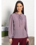 Блуза Анастейша (пыльно-сиреневая) Б15208-18М