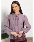 Блуза Анастейша (пыльно-сиреневая) Б15208-18М