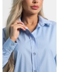 Рубашка хлопковая Рина (голубая) Б15225-53М