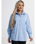 Рубашка хлопковая Рина (голубая) Б15225-53М
