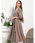 Платье трикотажное Ирина НЬЮ (кофе) П15220-9М