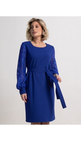 Платье Шарли (электрик) П15252-18М