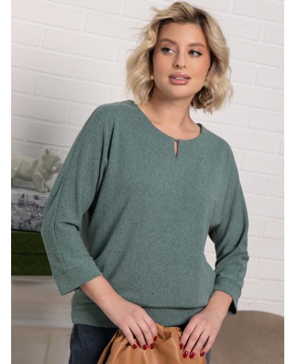Джемпер трикотажный Претти (зеленый) Б15259-50М