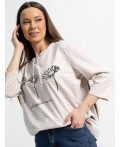 Блуза Сияющий набросок (бежевая) Б15286-18М