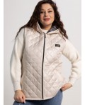 Жилет утепленный Дориана (бежевый) Б15322-18М