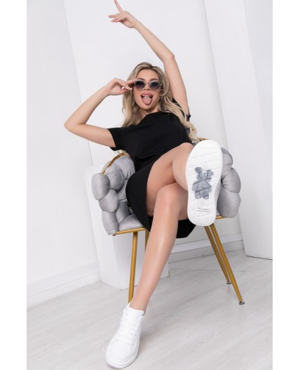 Платье Просто и со вкусом (черное) П8493