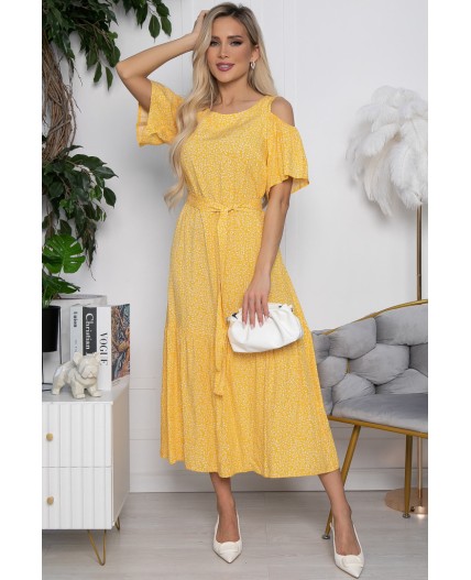 Платье Марианна (желтое) П10440