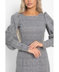 Платье Фелиция (серое) П14989-45М