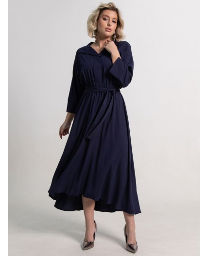 Платье Лорита (темно-синее) П15098-16М
