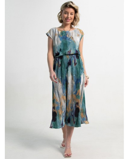 Костюм с юбкой Вайнона (зеленый) К15119-10М