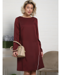 Платье Незнакомка (бордовое) П15129-30М