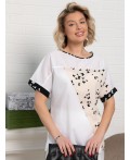 Блуза Нежность (белая) Б15248-13М