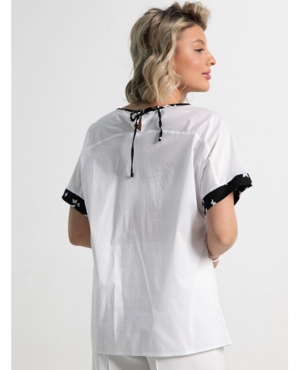 Блуза Нежность (белая) Б15248-13М