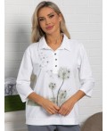 Блуза Сны луговых эльфов (белая) Б15288-18М
