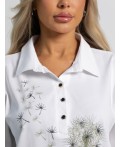 Блуза Сны луговых эльфов (белая) Б15288-18М