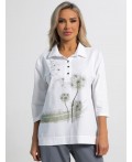 Блуза Сны луговых эльфов (белая) Б15288-18М