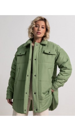 Куртка демисезонная Асель (зеленая) Б15319-39М