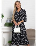 Платье Доминанта  (черное/собаки) П15360-16М