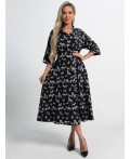 Платье Доминанта  (черное/собаки) П15360-16М
