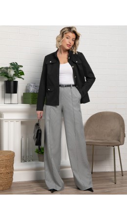 Брюки Космо НЬЮ (черно-белые) Б15381-1М